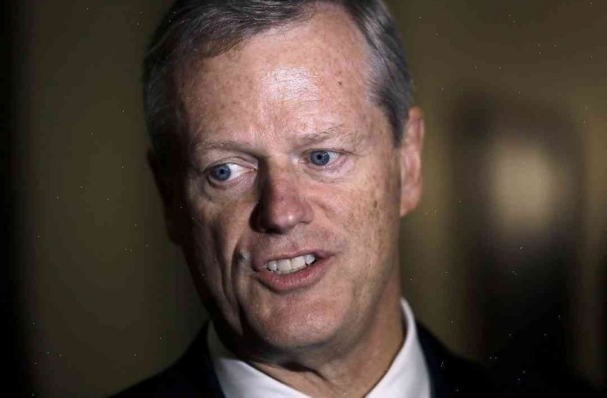Governor Charlie Baker won’t seek re-election, but will focus on staying in politics