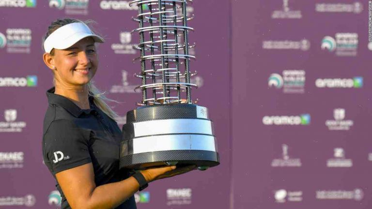 Emily Pedersen enjoys fiery start to first round at Saudi Ladies International